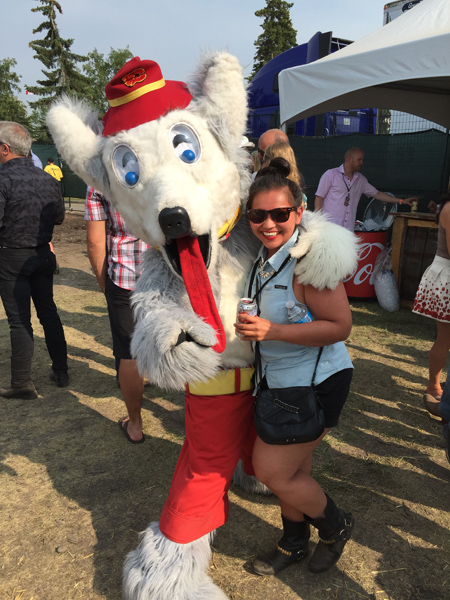 Stampede Roundup Harvey Hound flames