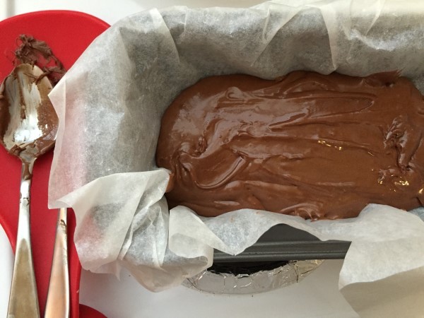 Baking Nutella brownies