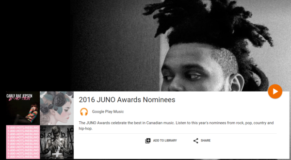 2016 Juno Awards