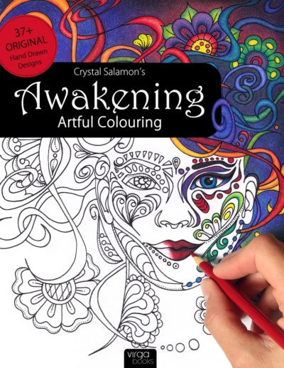 Awakening adult colouring book