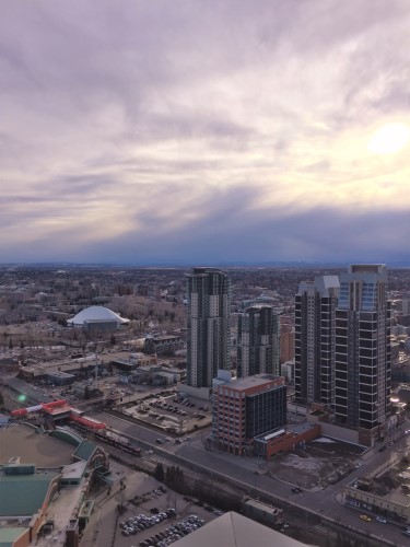 Calgary cityscape Guardian Towers