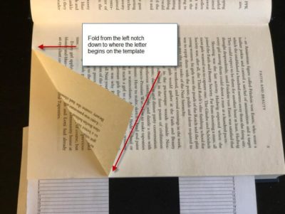 Tips to make beautiful folded book art + free templates | Mint & Heritage