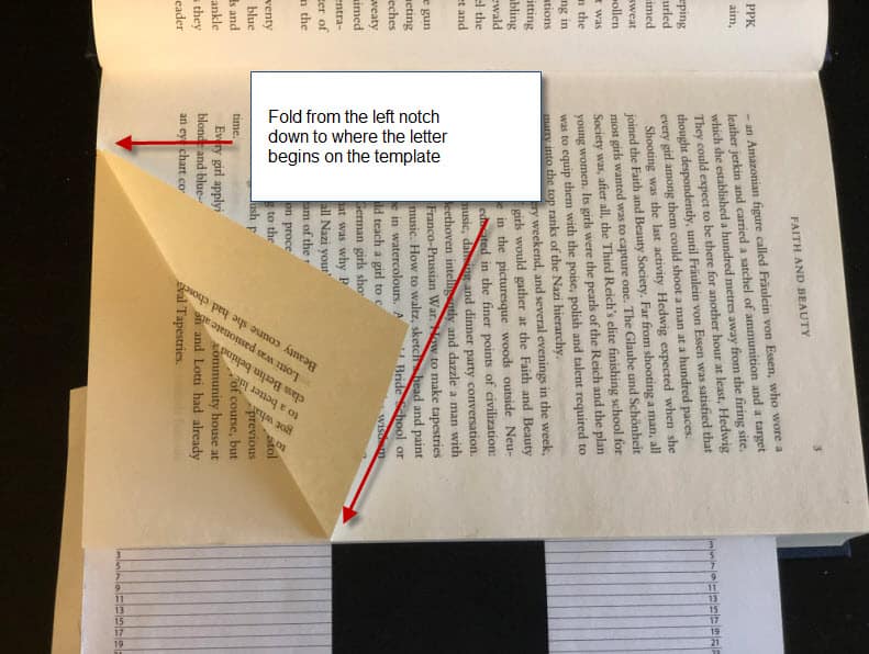 Tips to make beautiful folded book art + free templates Mint & Heritage