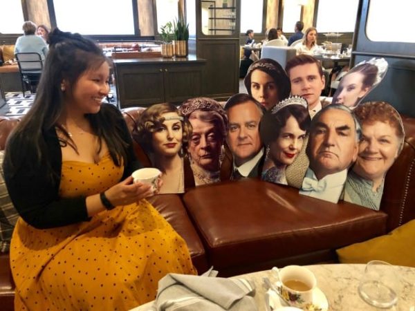 Tea with cast of Downton Abbey