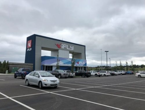 New iFly Calgary indoor skydiving facility