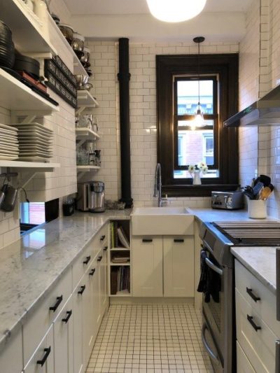 Galley kitchen in Anderson Estates