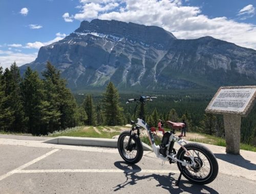 E-biking in Banff