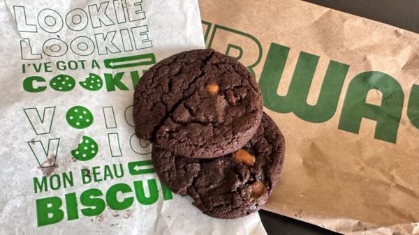 Subway chocolate cookies